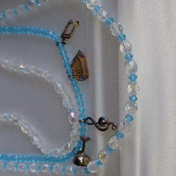 Lawrence Welk Milestones & Memories Sterling Silver Charms Necklace Set - Picture 2 of 10